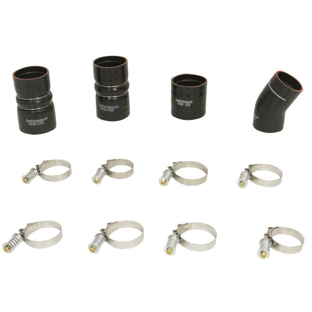 BD Diesel Intercooler Hose & Clamp Kit - 2003-2007 Ford 6.0L PowerStroke BD Diesel Intercooler Pipe Kits  AXOPROS