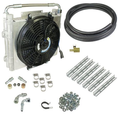 BD Diesel Xtrude Double Stacked Transmission Cooler Kit - Universial 1/2in Tubing BD Diesel Transmission Coolers  AXOPROS
