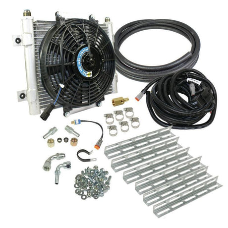 BD Diesel Xtruded Trans Oil Cooler - 1/2 inch Cooler Lines BD Diesel Transmission Coolers  AXOPROS