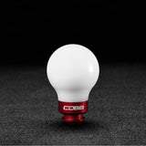 Cobb Subaru 5-Speed COBB Knob - White w/ Race Red COBB Shift Knobs  AXOPROS