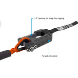Borne Off-Road 12K Winch - Orange Synthetic Rope Borne Off-Road Winches  AXOPROS