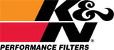 K&N Universal Rubber Filter-Round Tapered 4in Flange ID x 8in Base OD x 6.625in Top OD x 8in H K&N Engineering Air Filters - Universal Fit  AXOPROS