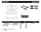 StopTech Performance 04-09 Acura TSX / 09 Accord V6 Coupe ONLY Front Brake Pads Stoptech Brake Pads - Performance  AXOPROS