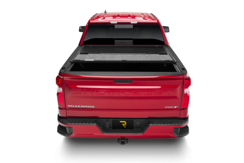 UnderCover 19-20 Chevy Silverado 1500 5.8ft Ultra Flex Bed Cover - Matte Black Finish Undercover Bed Covers - Folding  AXOPROS