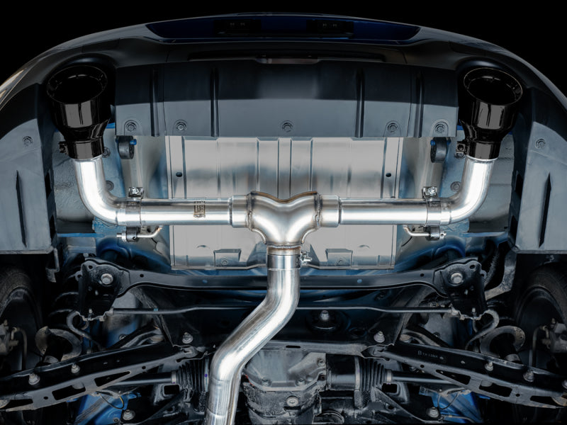 AWE Subaru BRZ / Toyota GR86 / Toyota 86 Track Edition Cat-Back Exhaust- Diamond Black Tips AWE Tuning Catback  AXOPROS