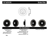 StopTech Infiniti G37 / Nissan 370Z SportStop Slotted & Drilled Rear Right Rotor Stoptech Brake Rotors - Slot & Drilled  AXOPROS