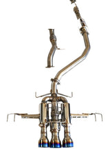 Invidia 22+ HONDA CIVIC TYPE-R FL5 R400 SINGLE LAYER TI TIP FULL CAT-BACK (NON POLISH PIPE) Invidia Catback  AXOPROS