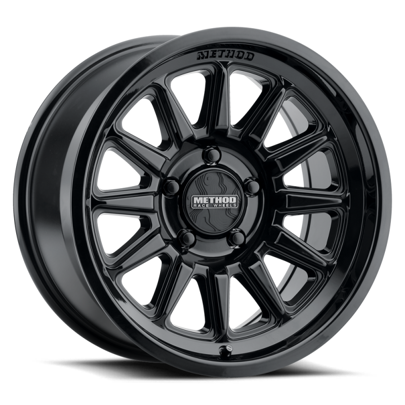 Method MR323 18x9 +12mm Offset 6x5.5 106.25mm Centerbore Gloss Black Method Wheels Wheels - Cast  AXOPROS