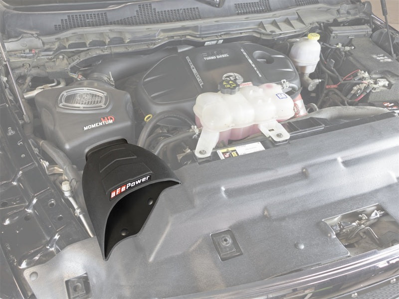 aFe Momentum HD Dynamic Air Scoop 14-16 RAM 1500 EcoDiesel V6 3.0L aFe Cold Air Intakes  AXOPROS