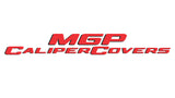 MGP 4 Caliper Covers Engraved Front & Rear Cursive/Charger Red finish silver ch MGP Caliper Covers  AXOPROS