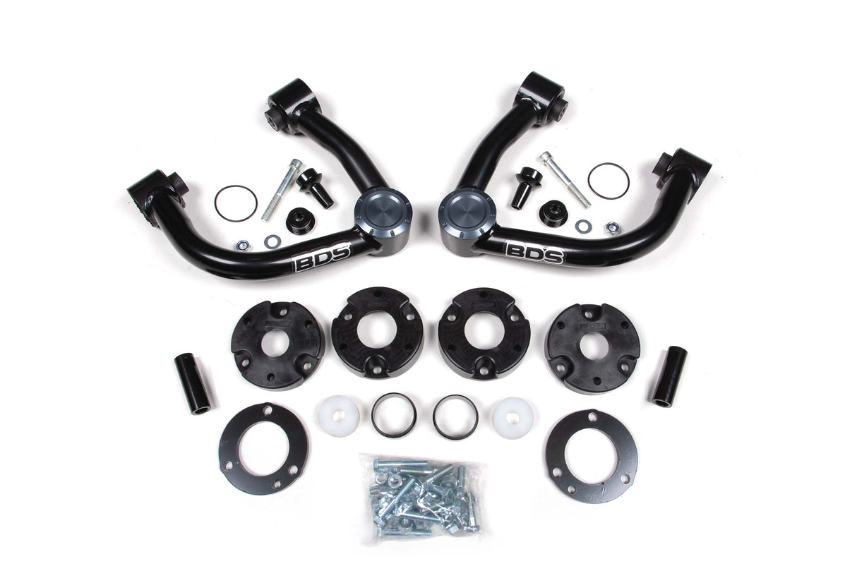 3 Inch Lift Kit - Ford Bronco (21-24) 4 Door - With Sasquatch Package BDS Suspension Suspension Lift Kit  AXOPROS
