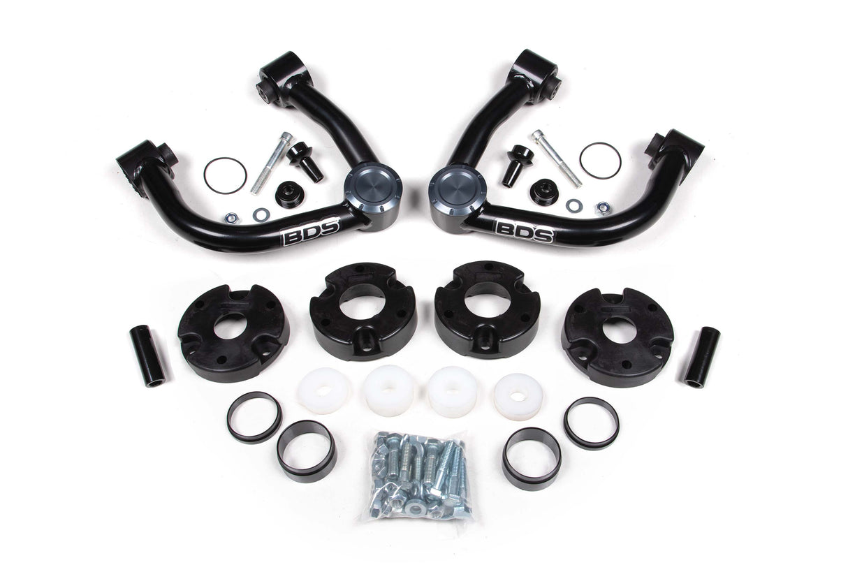 3 Inch Lift Kit - Ford Bronco (21-24) 2 Door - With Sasquatch Package BDS Suspension Suspension Lift Kit  AXOPROS