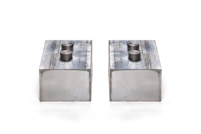 Rear Lift Blocks - Dual Pin - Aluminum - 2 Inch Lift - Ford F150 (04-) BDS Suspension Suspension Leaf Spring Block Kit  AXOPROS