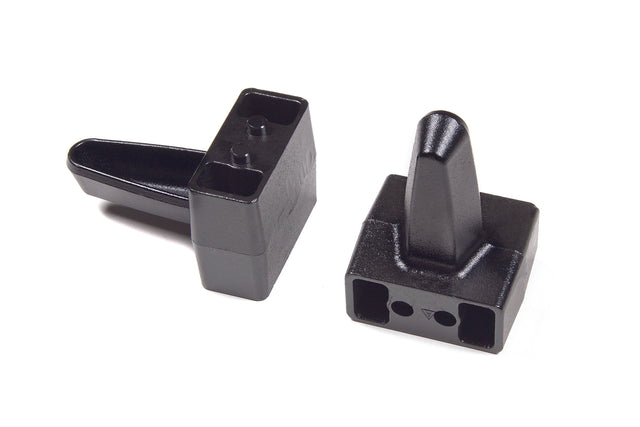 Rear Lift Blocks W/ Wing - Steel - 5 Inch Lift - Ford F250/F350 Super Duty (08-12) BDS Suspension Suspension Leaf Spring Block Kit  AXOPROS