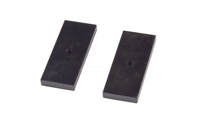Rear Lift Blocks - Steel - 5/8 Inch Lift - 2.5in Wide - Universal Fitment BDS Suspension Suspension Leaf Spring Block Kit  AXOPROS
