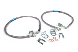 Rear Brake Line Set - Stainless Steel - Fits 4-6.5 Inch Lift - Jeep Wrangler JK (07-18) BDS Suspension Brake Hydraulic Hose Kit  AXOPROS