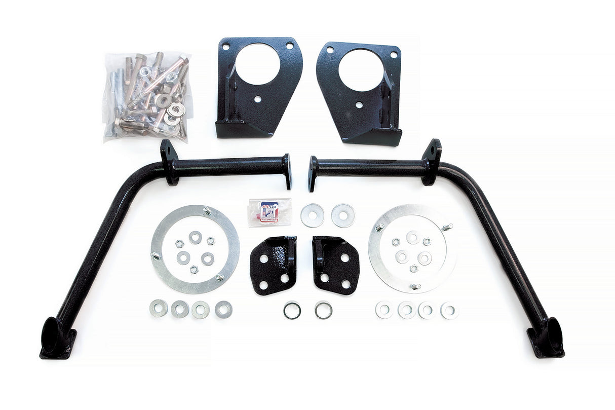 Dual Shock Hoop Mount Kit - Fits BDS Long Arm Only - Dodge Ram 2500 (03-13) And 3500 (03-12) 4WD BDS Suspension Suspension Shock Absorber Mounting Kit  AXOPROS