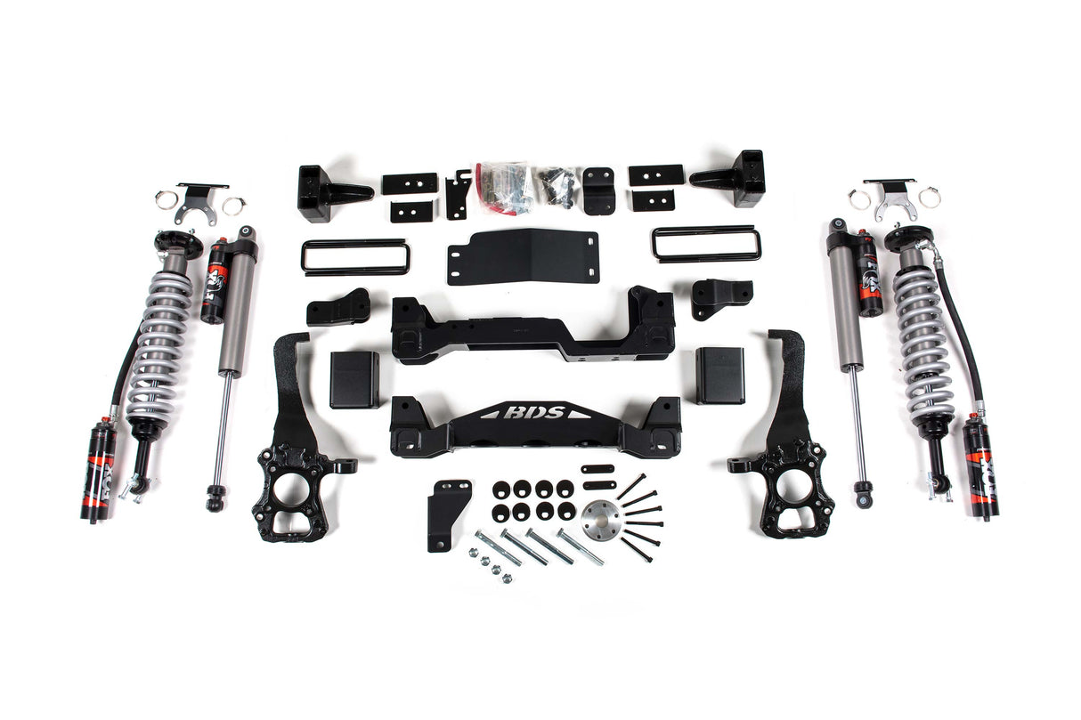 4 Inch Lift Kit - FOX 2.5 Performance Elite Coil-Over - Ford F150 (15-20) 4WD BDS Suspension Suspension Lift Kit  AXOPROS