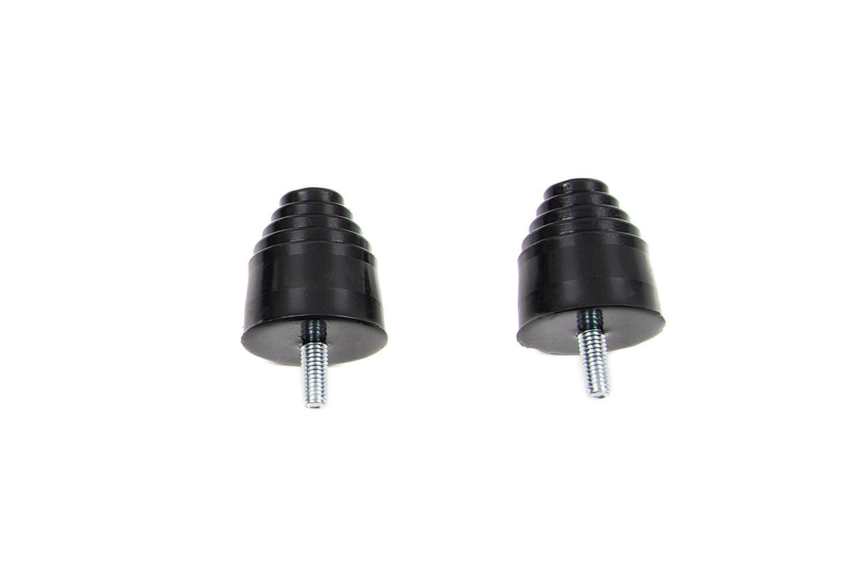 Pyramid Bump Stops - Pair - Black BDS Suspension Suspension Strut Bumper Stop  AXOPROS
