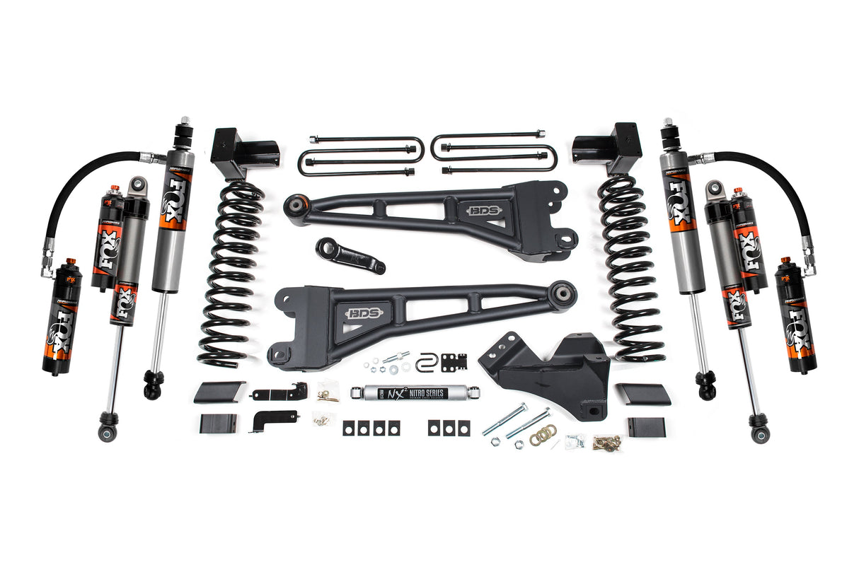 5 Inch Lift Kit W/ Radius Arm - Ford F250/F350 Super Duty (23-24) 4WD - Gas BDS Suspension Suspension Lift Kit  AXOPROS