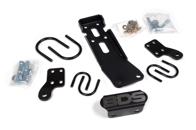 Dual Steering Stabilizer Mounting Kit - Jeep Wrangler JK (07-18) BDS Suspension Steering Stabilizer Hardware Kit  AXOPROS