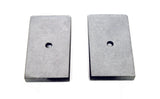 Axle Pinion Shim - 2.5 Inch Wide - 6 Degree - Pair BDS Suspension Leaf Spring Shim  AXOPROS