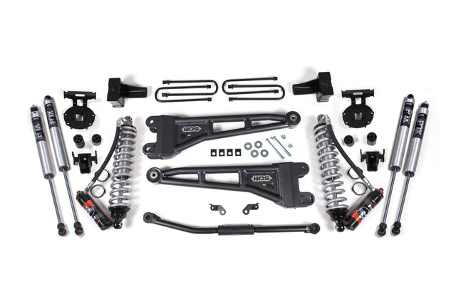 2.5 Inch Lift Kit W/ Radius Arm - FOX 2.5 Performance Elite Coil-Over Conversion - Ford F250/F350 Super Duty (11-16) 4WD - Diesel BDS Suspension Suspension Lift Kit  AXOPROS