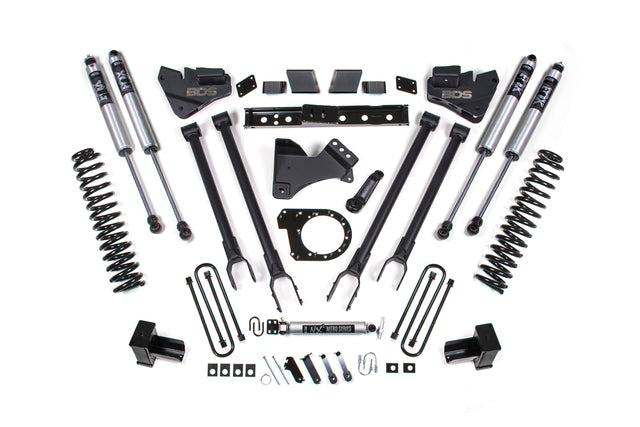 6 Inch Lift Kit W/ 4-Link - Ford F350 Super Duty DRW (20-22) 4WD - Diesel BDS Suspension Suspension Lift Kit  AXOPROS
