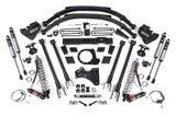 8 Inch Lift Kit W/ 4-Link - FOX 2.5 Performance Elite Coil-Over Conversion - Ford F250/F350 Super Duty (17-19) 4WD - Diesel BDS Suspension Suspension Lift Kit  AXOPROS