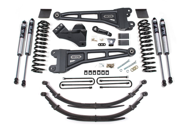 6 Inch Lift Kit W/ Radius Arm - Ford F250/F350 Super Duty (11-16) 4WD - Diesel BDS Suspension Suspension Lift Kit  AXOPROS