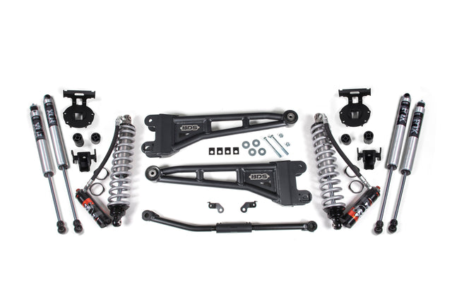 2.5 Inch Lift Kit W/ Radius Arm - FOX 2.5 Performance Elite Coil-Over Conversion - Ford F250/F350 Super Duty (11-16) 4WD - Diesel BDS Suspension Suspension Lift Kit  AXOPROS