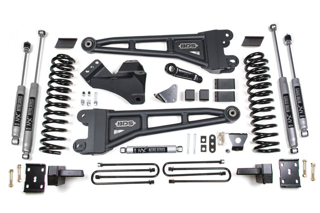 6 Inch Lift Kit W/ Radius Arm - Ford F250/F350 Super Duty (05-07) 4WD - Gas BDS Suspension Suspension Lift Kit  AXOPROS