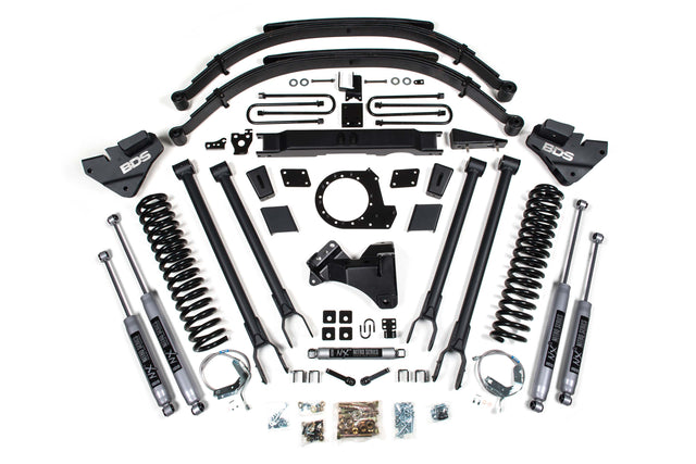 9 Inch Lift Kit W/ 4-Link - Ford F250/F350 Super Duty (20-22) 4WD - Diesel BDS Suspension Suspension Lift Kit  AXOPROS