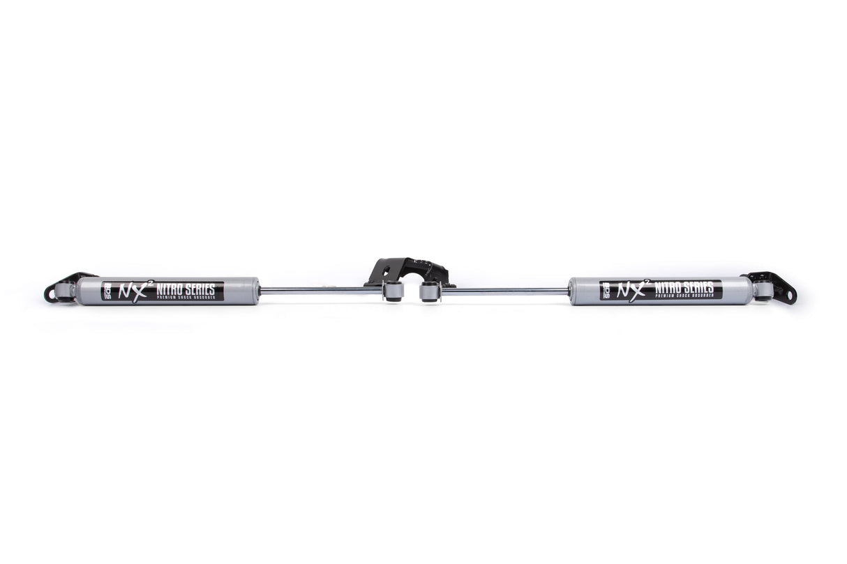 Dual Steering Stabilizer Kit W/ NX2 Shocks - Ford F150 (04-08) 4WD - With BDS Replacement Struts BDS Suspension Steering Stabilizer Hardware Kit  AXOPROS