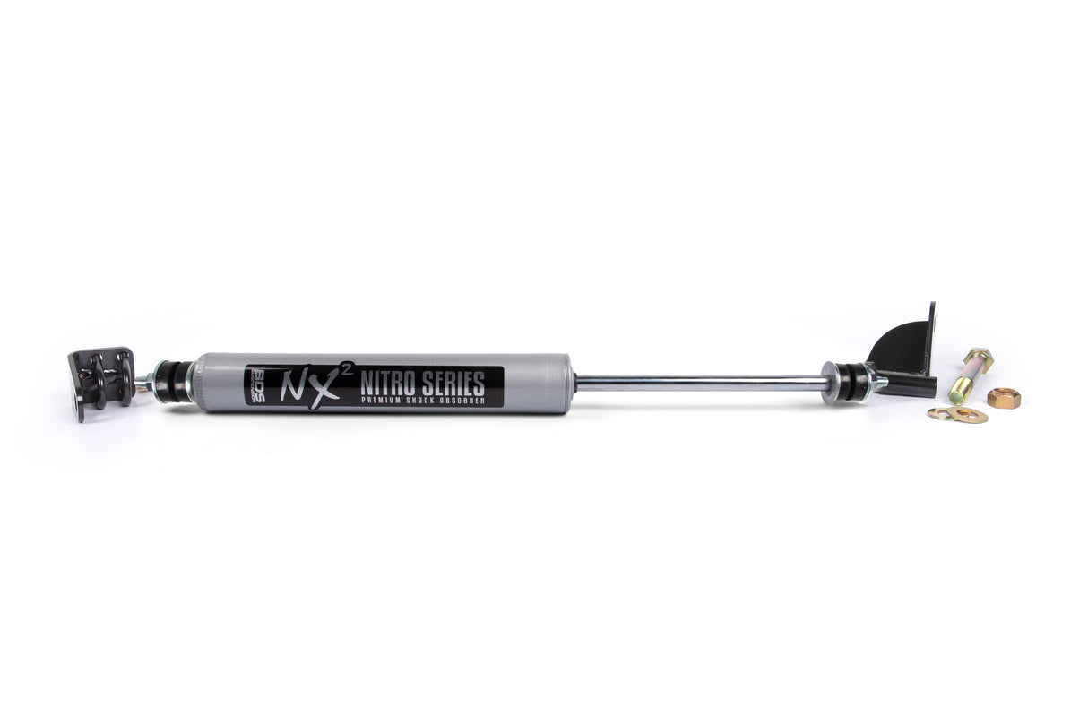 Single Steering Stabilizer Kit W/ NX2 Shock - Ford F150 (04-08) 4WD - With BDS Strut Spacers BDS Suspension Steering Stabilizer Hardware Kit  AXOPROS