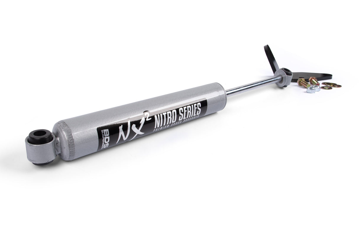 Single Steering Stabilizer Kit W/ NX2 Shock - Ford F250/F350 Super Duty (11-16) 4WD BDS Suspension Steering Stabilizer Hardware Kit  AXOPROS