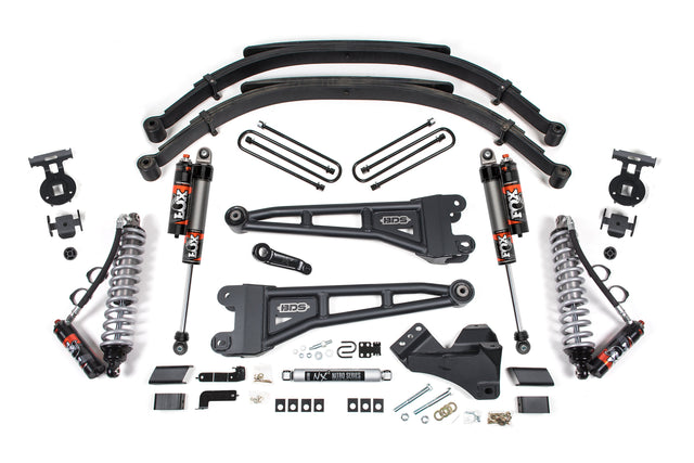 5 Inch Lift Kit W/ Radius Arm - FOX 2.5 Coil-Over Conversion - Performance Elite - Ford F250/F350 Super Duty (23-24) 4WD - Diesel BDS Suspension Suspension Lift Kit  AXOPROS