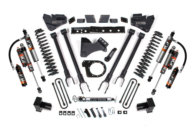 6 Inch Lift Kit - 4-Link Conversion - Ford F250/F350 Super Duty (17-19) 4WD - Diesel BDS Suspension Suspension Lift Kit  AXOPROS
