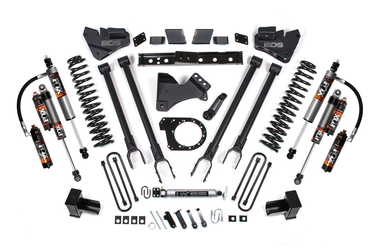 6 Inch Lift Kit - 4-Link Conversion - Ford F250/F350 Super Duty (17-19) 4WD - Diesel BDS Suspension Suspension Lift Kit  AXOPROS