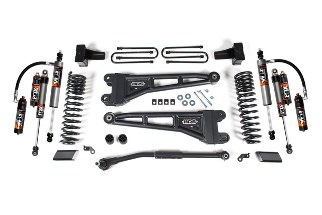 2.5 Inch Lift Kit W/ Radius Arm - Ford F250/F350 Super Duty (17-19) 4WD - Diesel BDS Suspension Suspension Lift Kit  AXOPROS