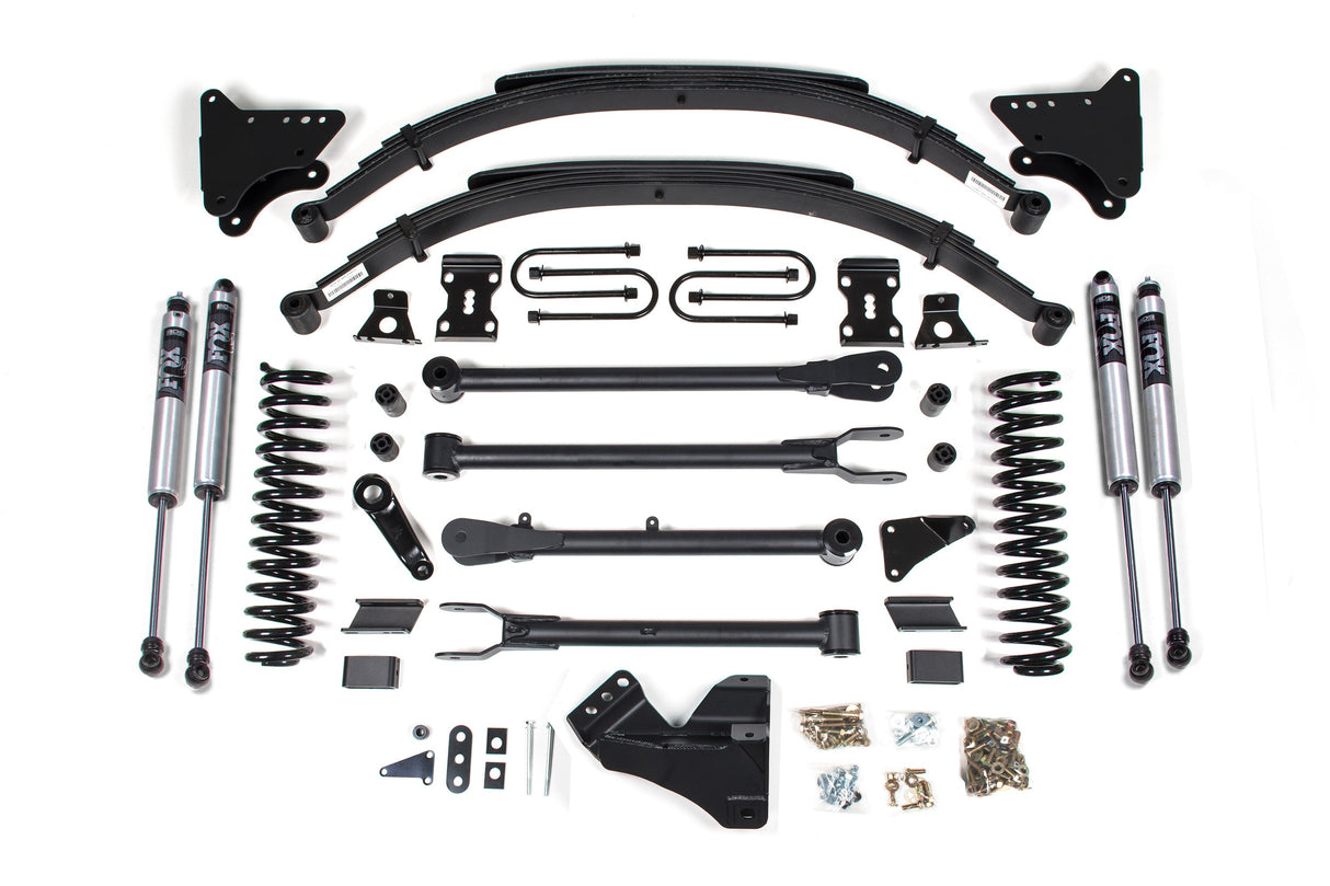 4 Inch Lift Kit W/ 4-Link - Ford F250/F350 Super Duty (05-07) 4WD - Diesel BDS Suspension Suspension Lift Kit  AXOPROS