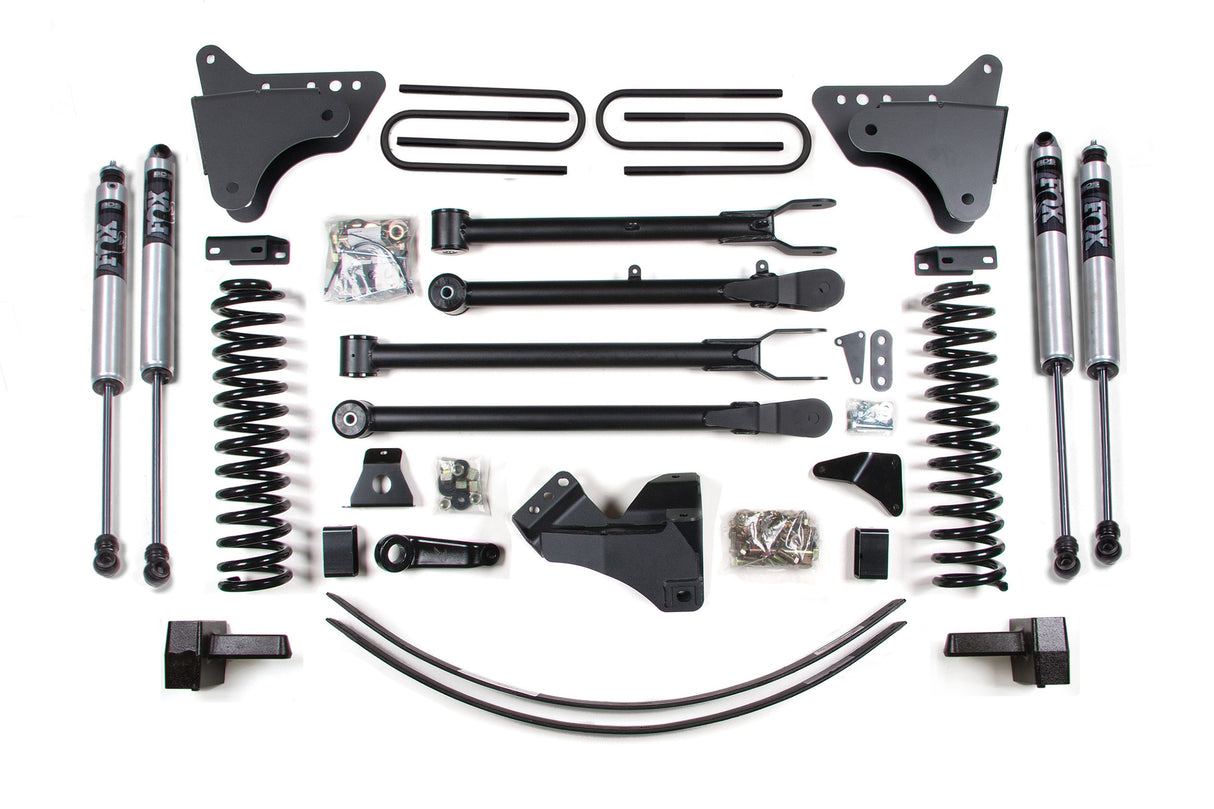 6 Inch Lift Kit W/ 4-Link - Ford F250/F350 Super Duty (05-07) 4WD - Diesel BDS Suspension Suspension Lift Kit  AXOPROS