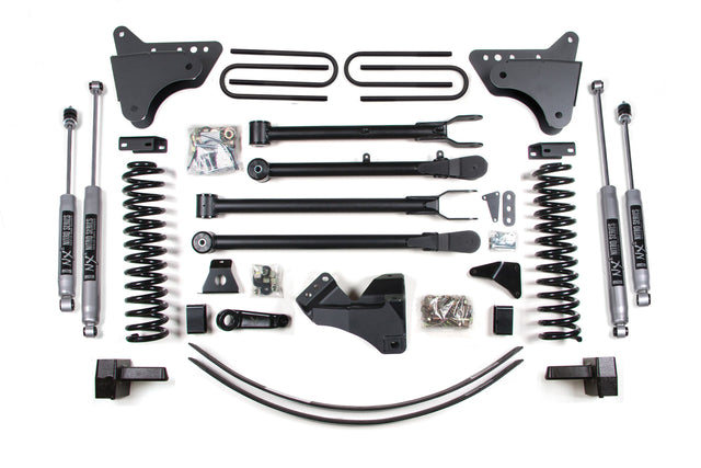 6 Inch Lift Kit W/ 4-Link - Ford F250/F350 Super Duty (05-07) 4WD - Diesel BDS Suspension Suspension Lift Kit  AXOPROS