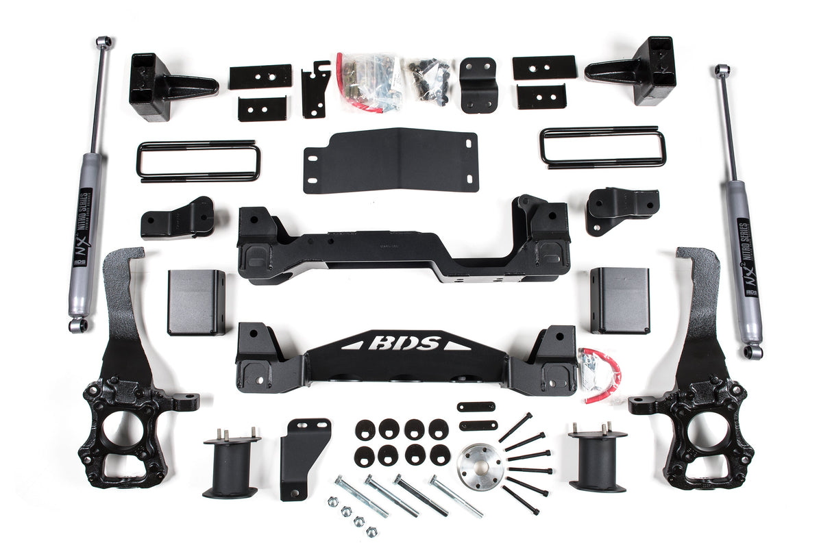6 Inch Lift Kit - Ford F150 (15-20) 4WD BDS Suspension Suspension Lift Kit  AXOPROS