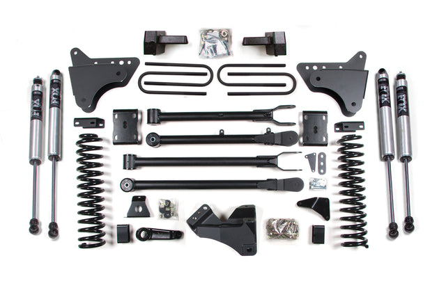 4 Inch Lift Kit W/ 4-Link - Ford F250/F350 Super Duty (11-16) 4WD - Diesel BDS Suspension Suspension Lift Kit  AXOPROS