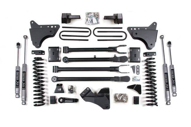 4 Inch Lift Kit W/ 4-Link - Ford F250/F350 Super Duty (11-16) 4WD - Diesel BDS Suspension Suspension Lift Kit  AXOPROS
