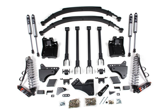 6 Inch Lift Kit W/ 4-Link - FOX 2.5 Performance Elite Coil-Over Conversion - Ford F250/F350 Super Duty (11-16) 4WD - Diesel BDS Suspension Suspension Lift Kit  AXOPROS