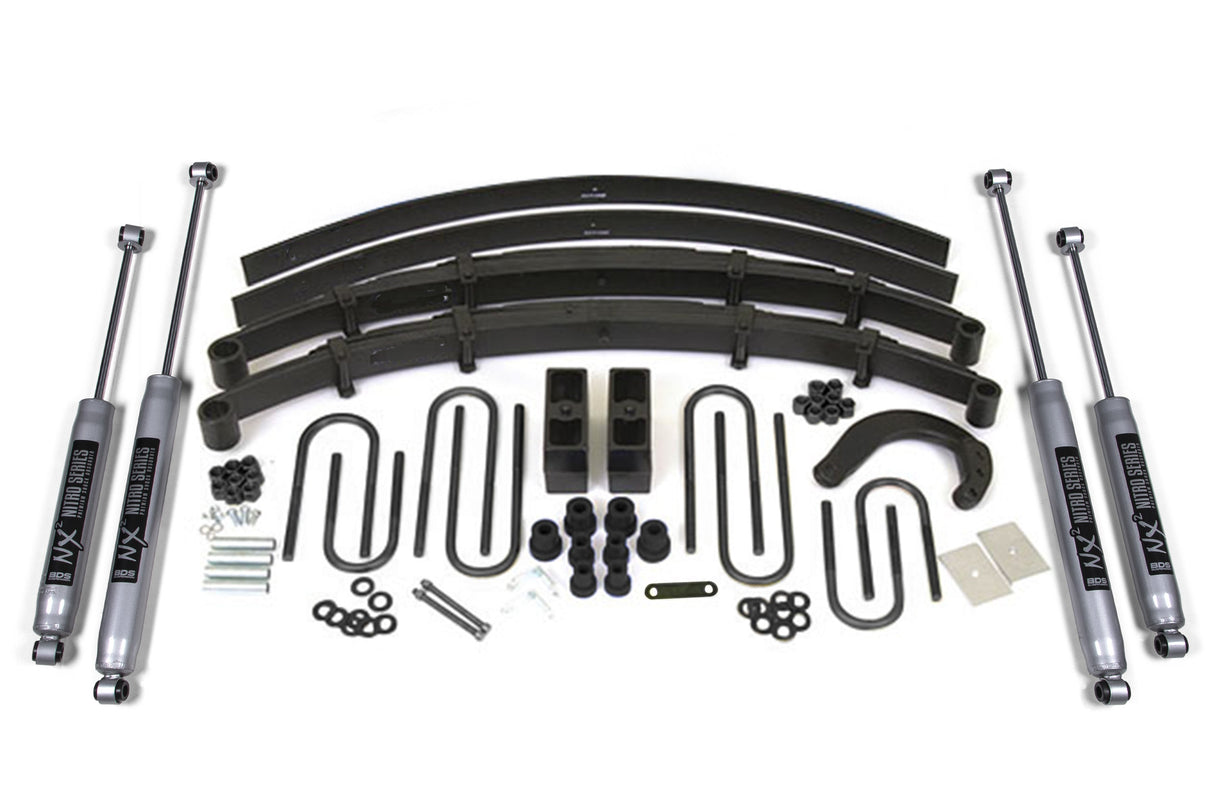 6 Inch Lift Kit - Chevy/GMC 3/4 Ton Suburban (88-91) 4WD BDS Suspension Suspension Lift Kit  AXOPROS