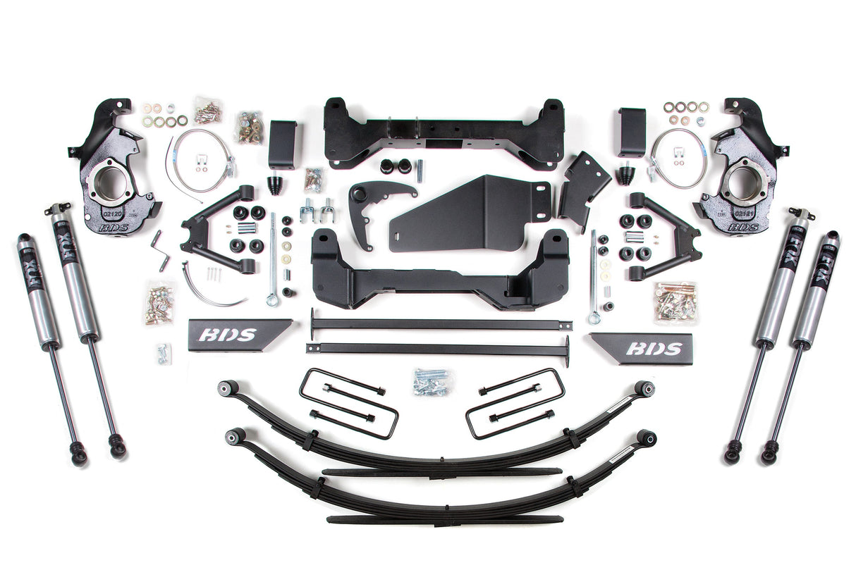 6 Inch Lift Kit - Chevy/GMC 1500/2500 6 Lug (88-98) 4WD BDS Suspension Suspension Lift Kit  AXOPROS