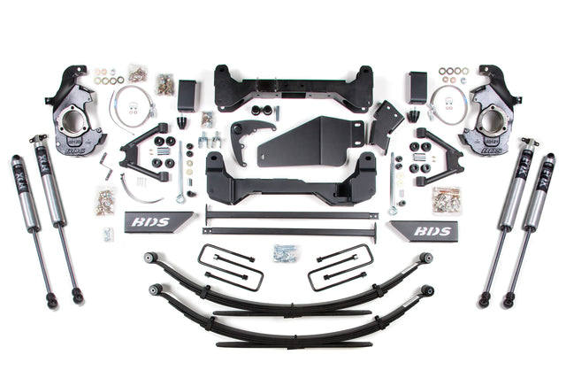 6 Inch Lift Kit - Chevy/GMC 1500/2500 6 Lug (88-98) 4WD BDS Suspension Suspension Lift Kit  AXOPROS